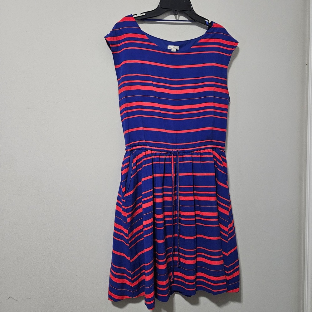 Gap Designed & Crafted Darcy Womens Striped Sleeveless Pocket Dress‎ Size M